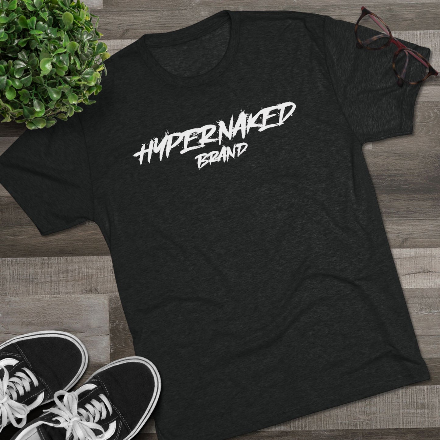 Hypernaked Brand Unisex Tri-Blend Crew Tee