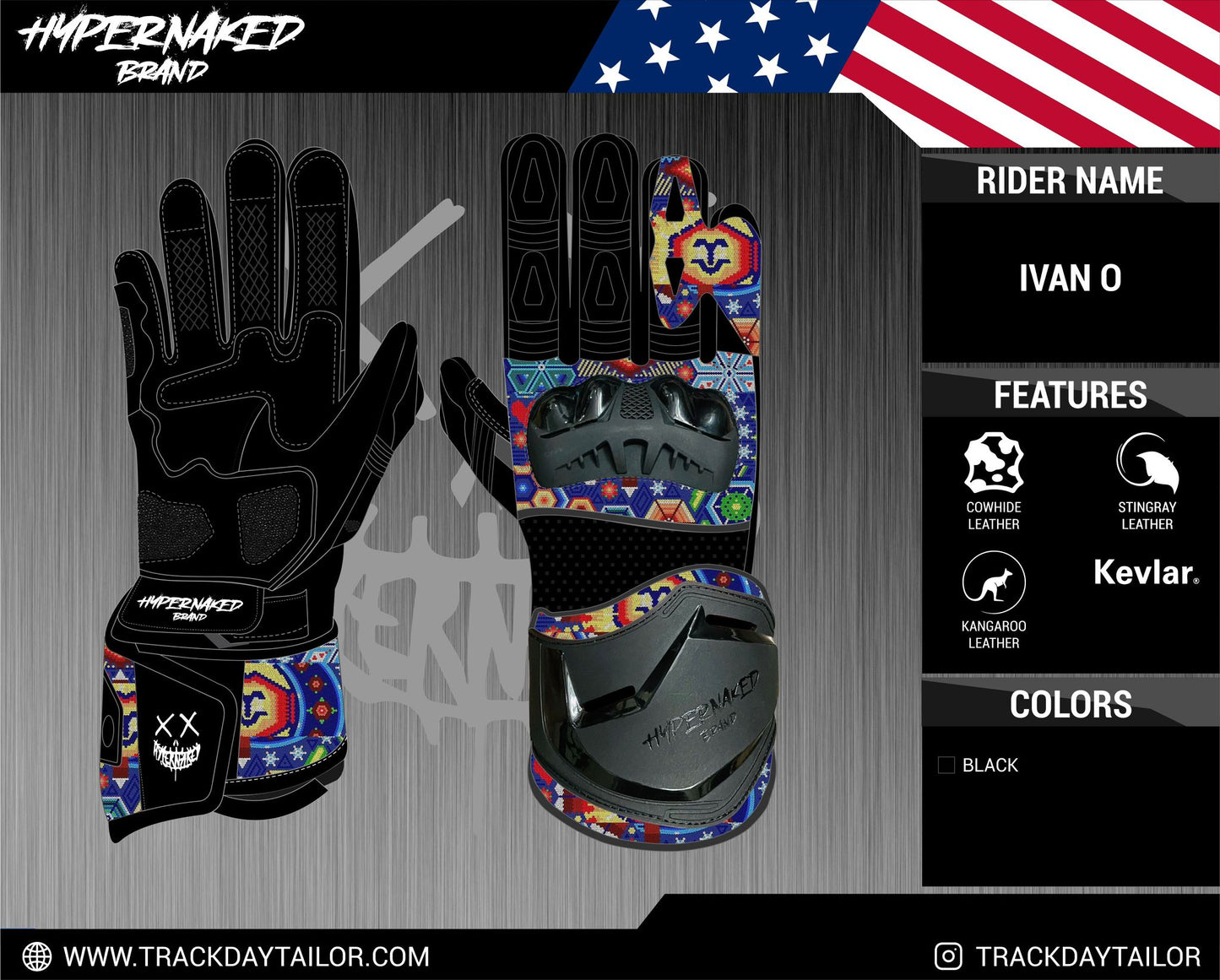 HNB Barnett Race Gauntlet Glove-Custom